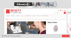 Desktop Screenshot of beauty-forum.com