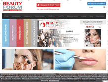 Tablet Screenshot of beauty-forum.com.pl